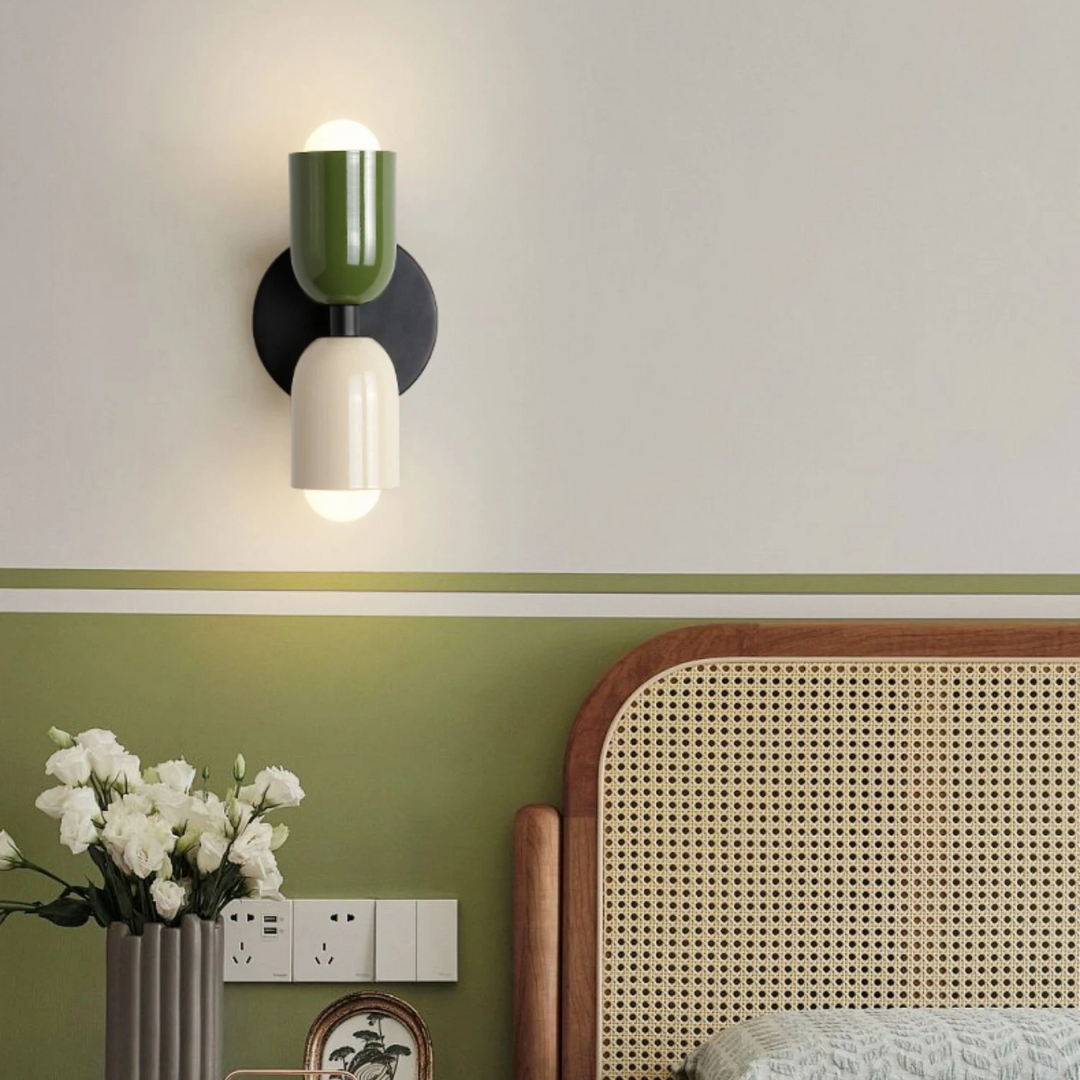 Applique Murale Cylindrique LED 2 Lumières – Éclairage Doux & Design Contemporain