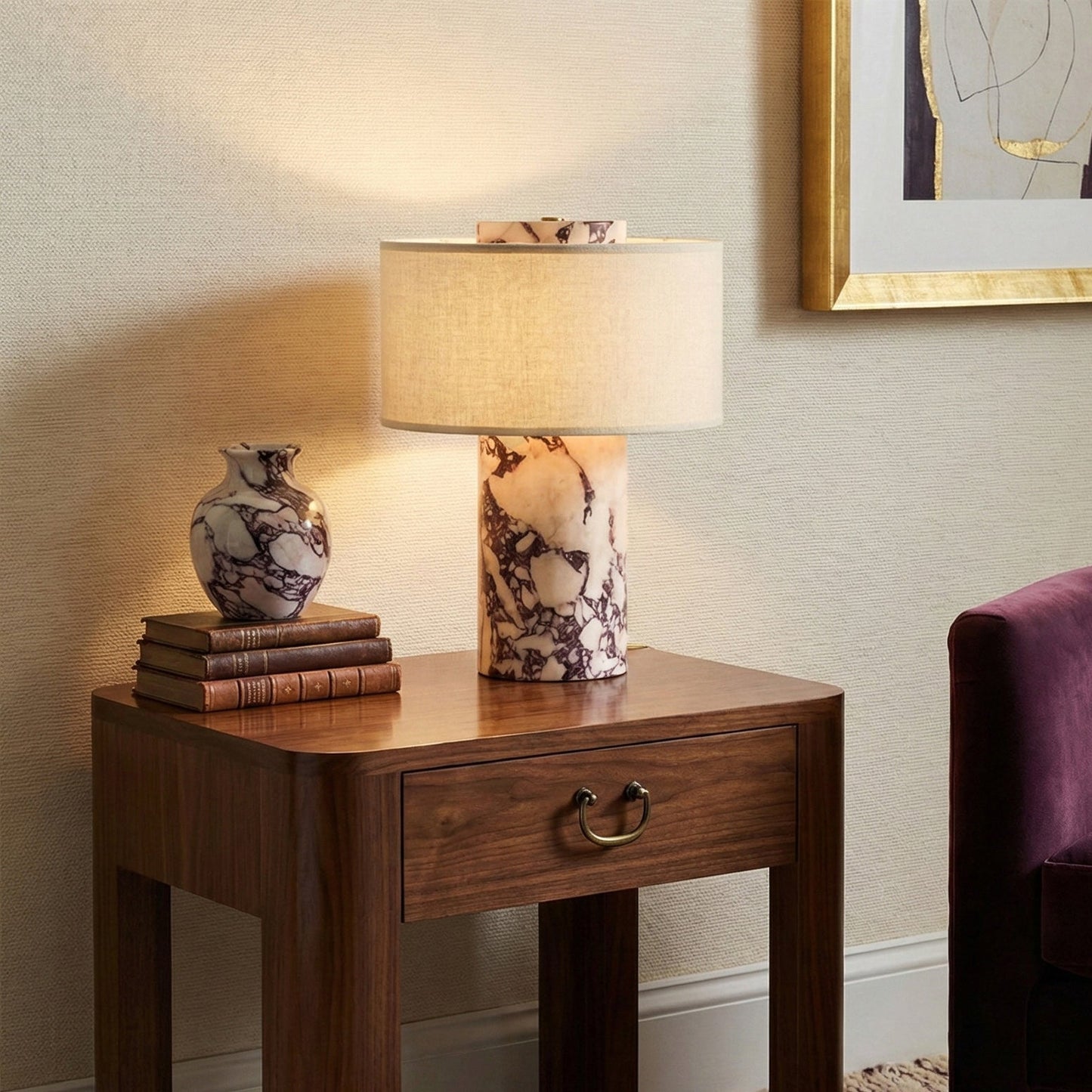 Lampe de Table Portable Aurie – Éclairage Élégant Sans Contrainte de Câble