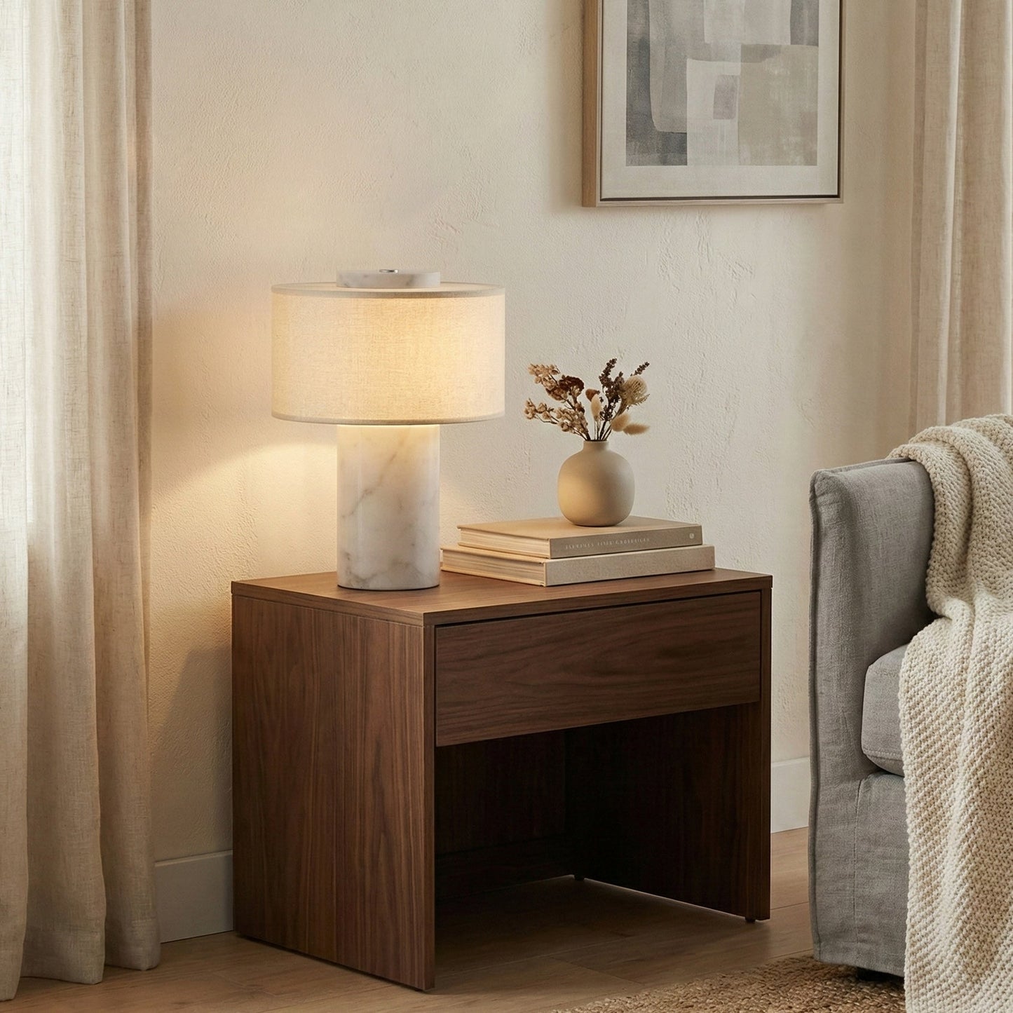 Lampe de Table Portable Aurie – Éclairage Élégant Sans Contrainte de Câble