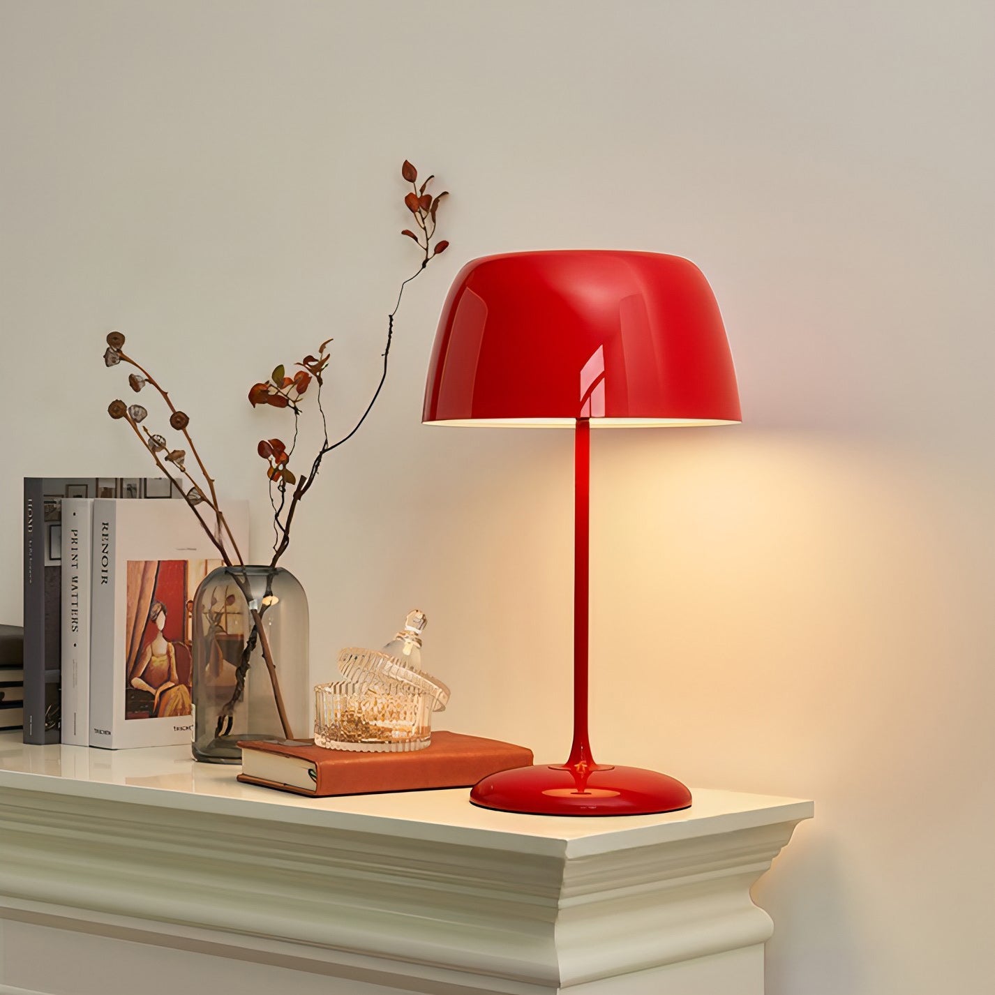 Lampe de Table Bittel – Design Rétro Coloré & Lumière d'Ambiance Chaleureuse