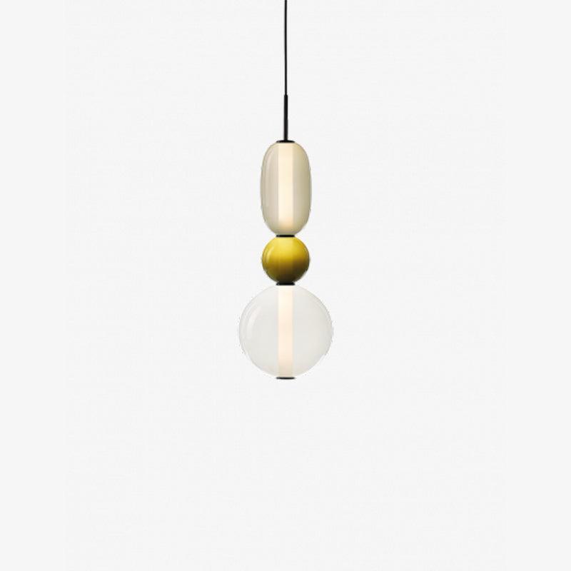 Lampe Pendante En Verre Confit