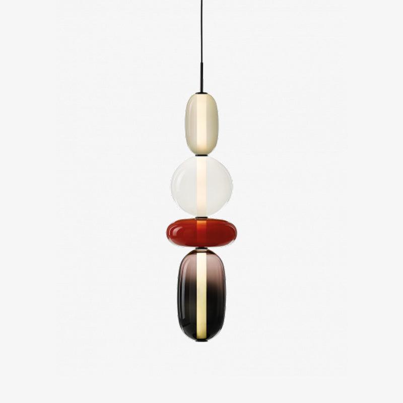 Lampe Pendante En Verre Confit