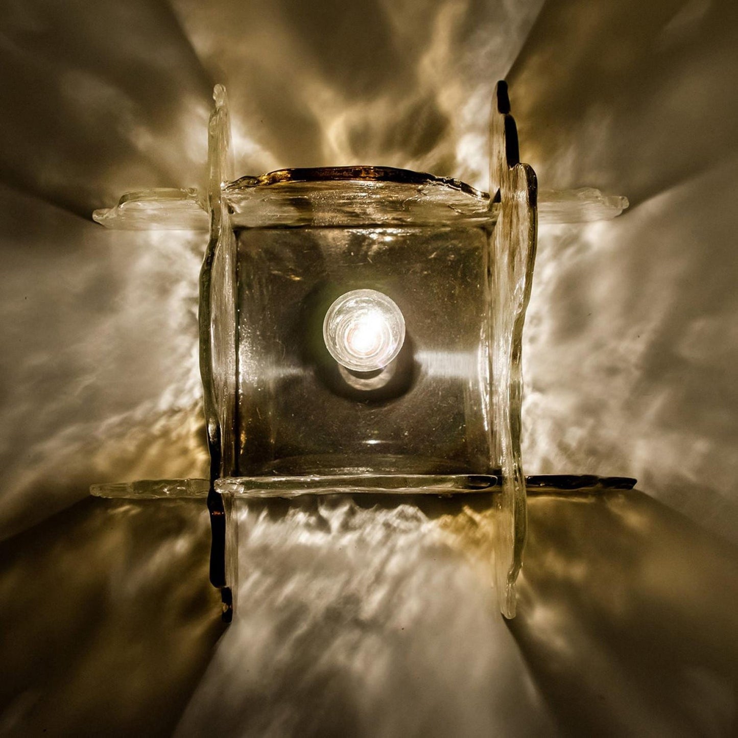 Lampe de Plafond Carlo Nason en Verre
