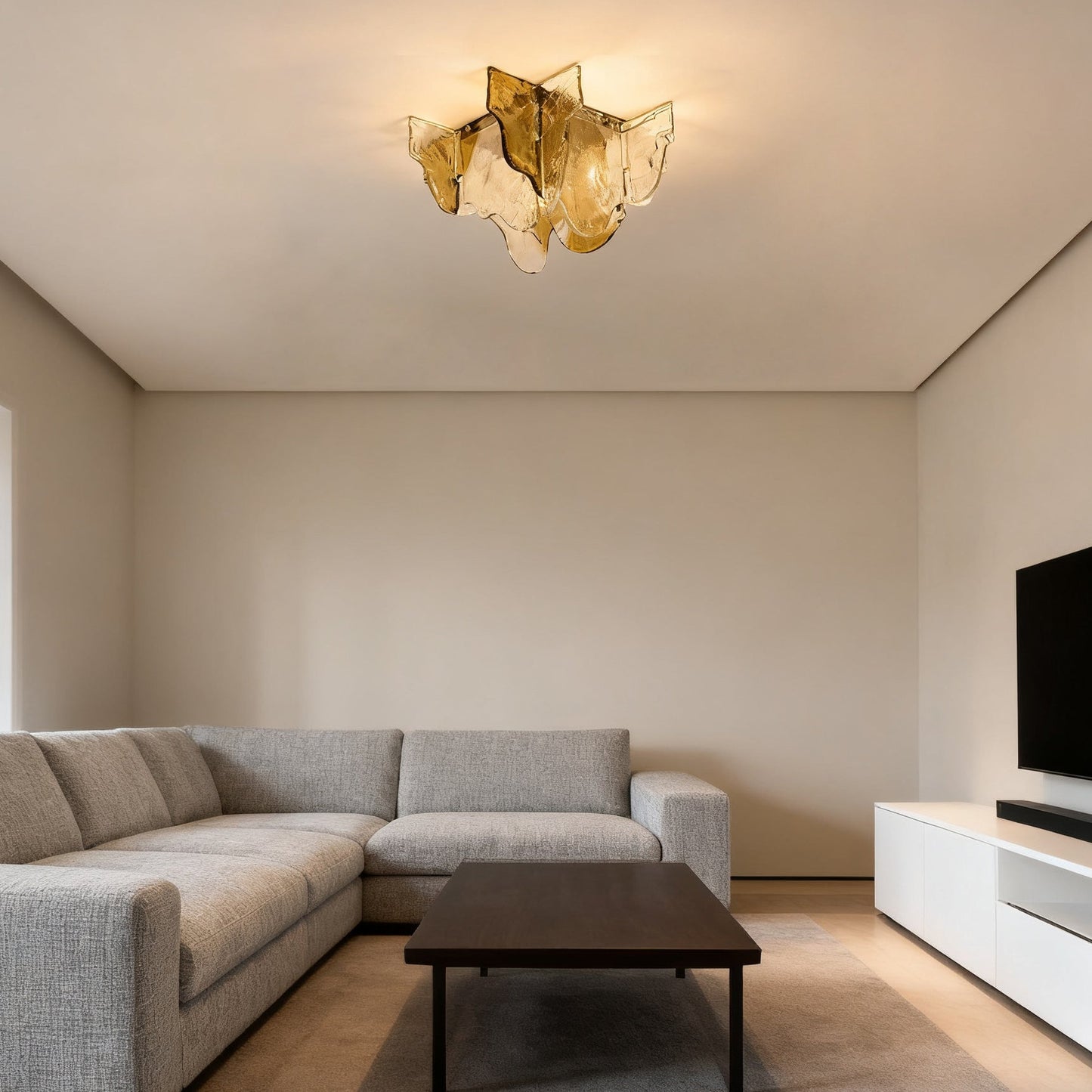 Lampe de Plafond Carlo Nason en Verre