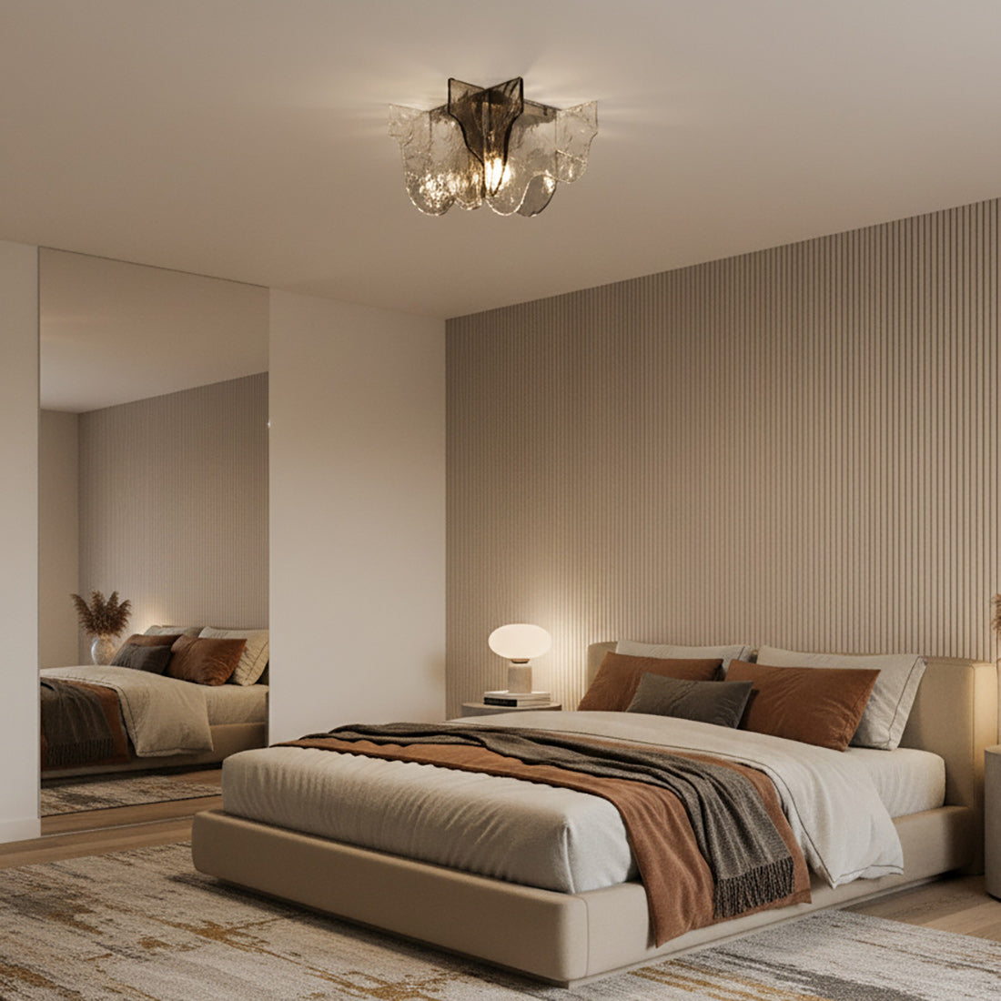 Lampe de Plafond Carlo Nason en Verre