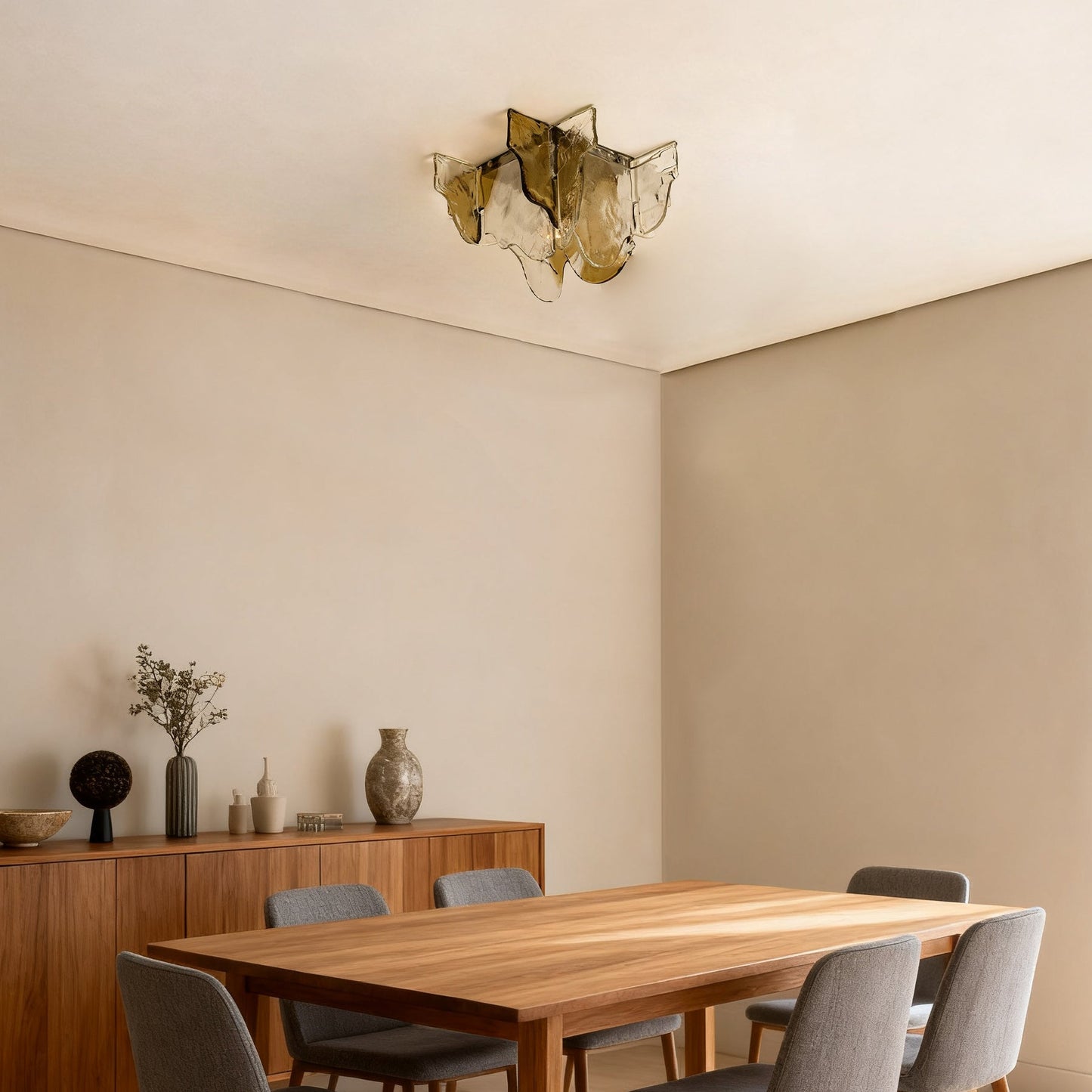Lampe de Plafond Carlo Nason en Verre