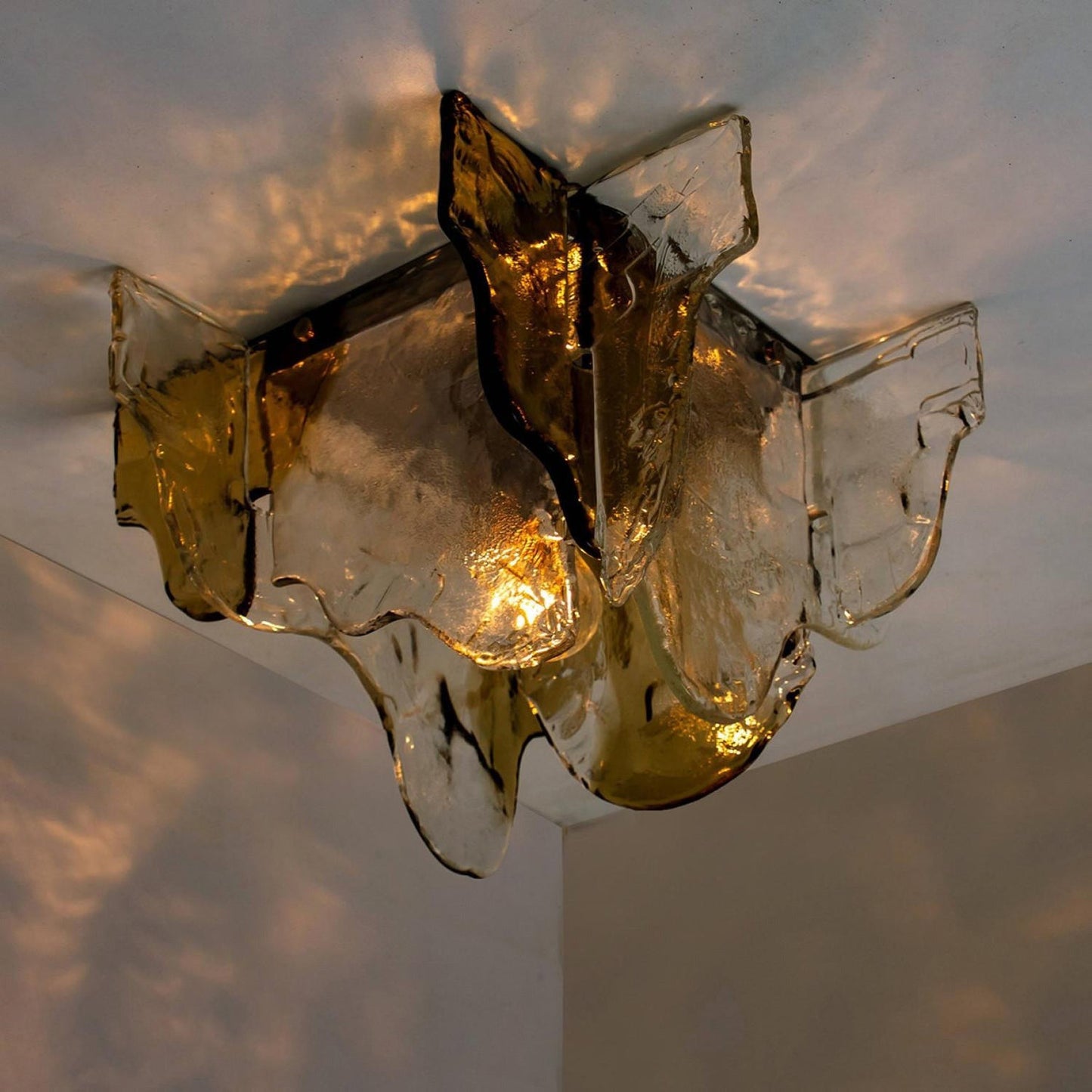 Lampe de Plafond Carlo Nason en Verre