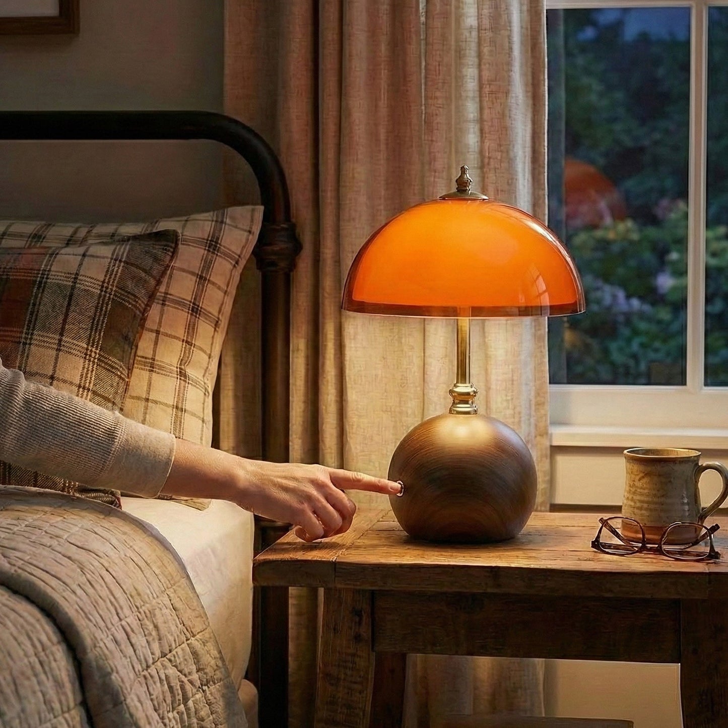 Lampe de Table LED Rechargeable Coby – Sculpture Lumineuse & Liberté de Placement