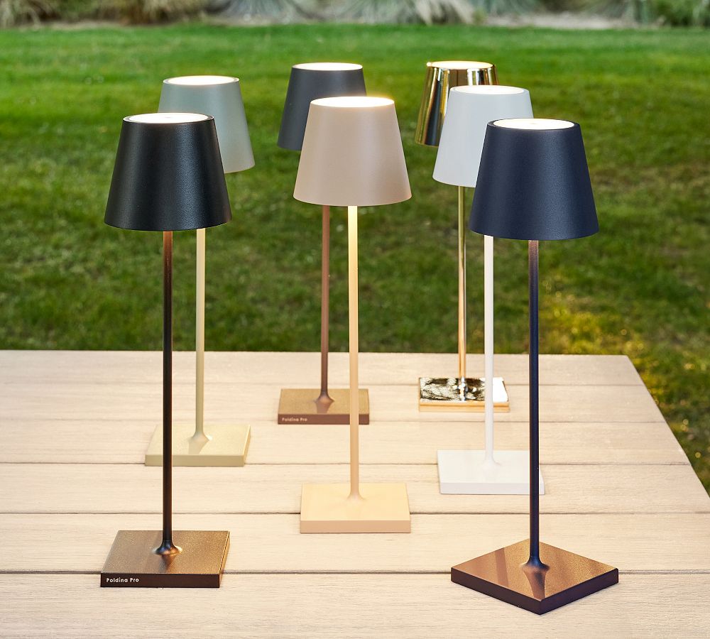 Lampe de Table Poldina Rechargeable Sans Fil – Élégance Portable & Lumière Douce