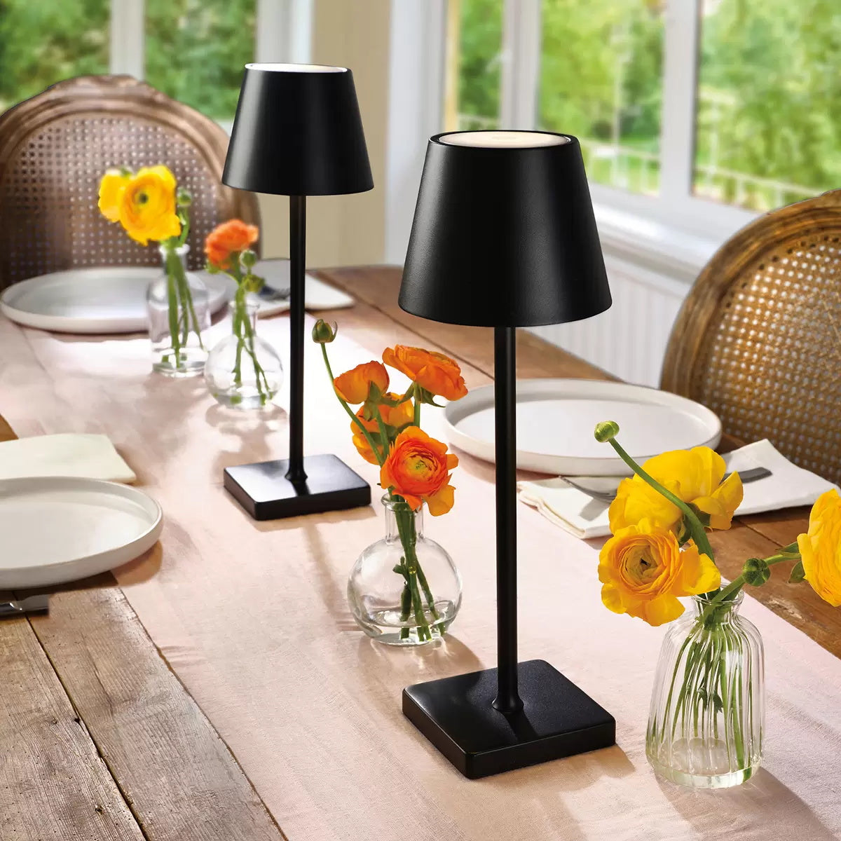 Lampe de Table Poldina Rechargeable Sans Fil – Élégance Portable & Lumière Douce