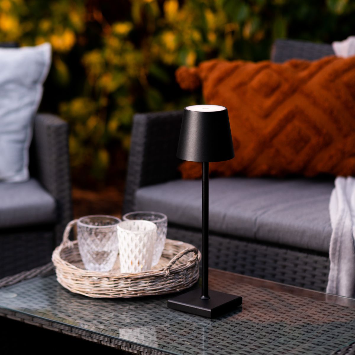 Lampe de Table Poldina Rechargeable Sans Fil – Élégance Portable & Lumière Douce