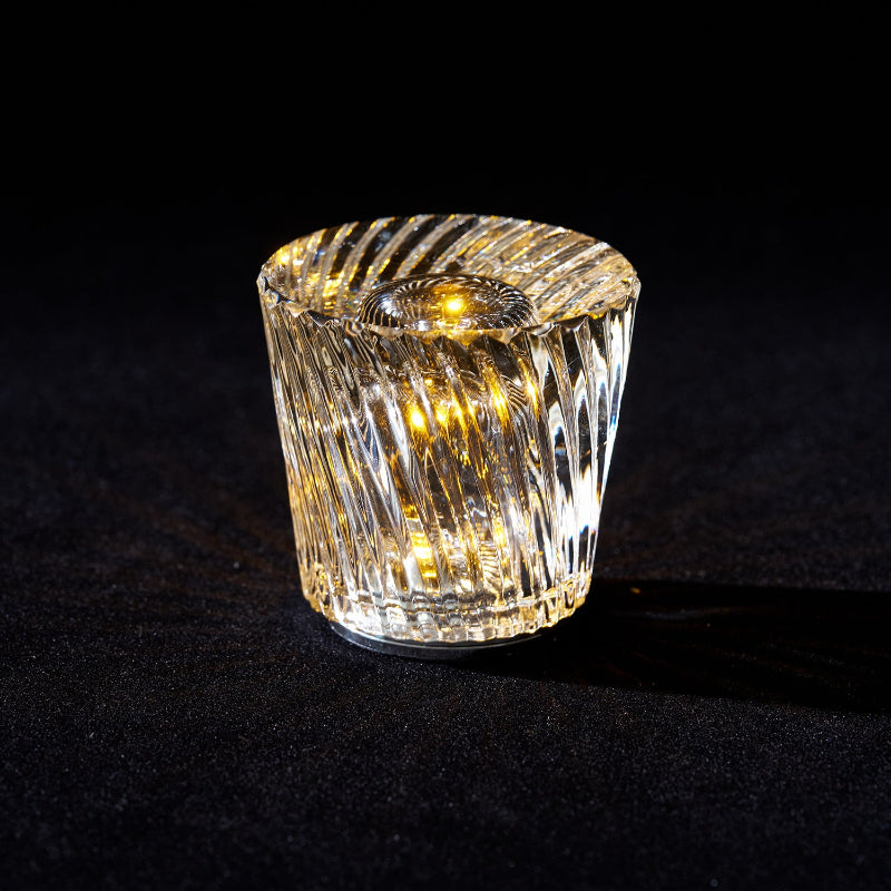 Lampe de Table Cristal Diamant à Batterie – Ambiance Romantique & Lumière Douce