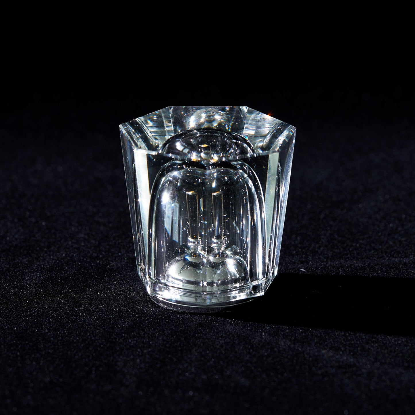 Lampe de Table Cristal Diamant à Batterie – Ambiance Romantique & Lumière Douce