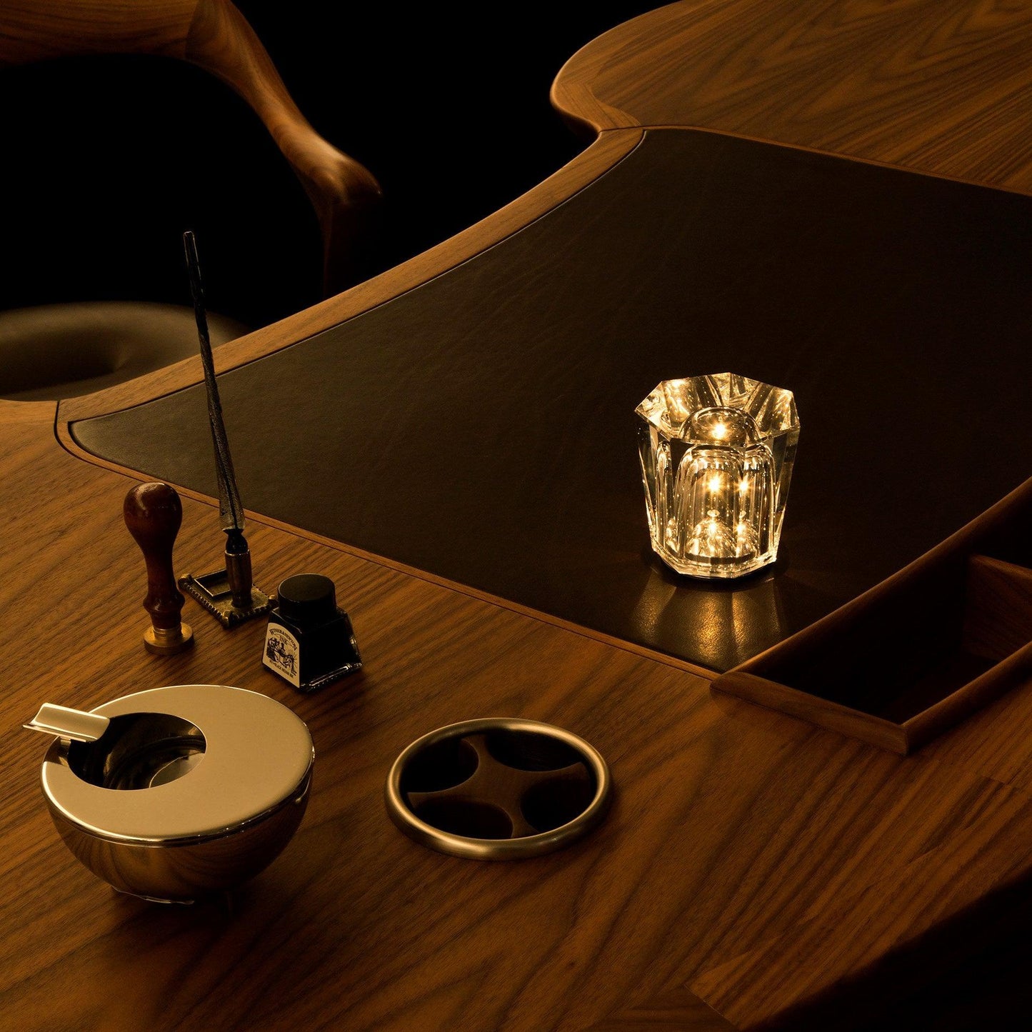 Lampe de Table Cristal Diamant à Batterie – Ambiance Romantique & Lumière Douce