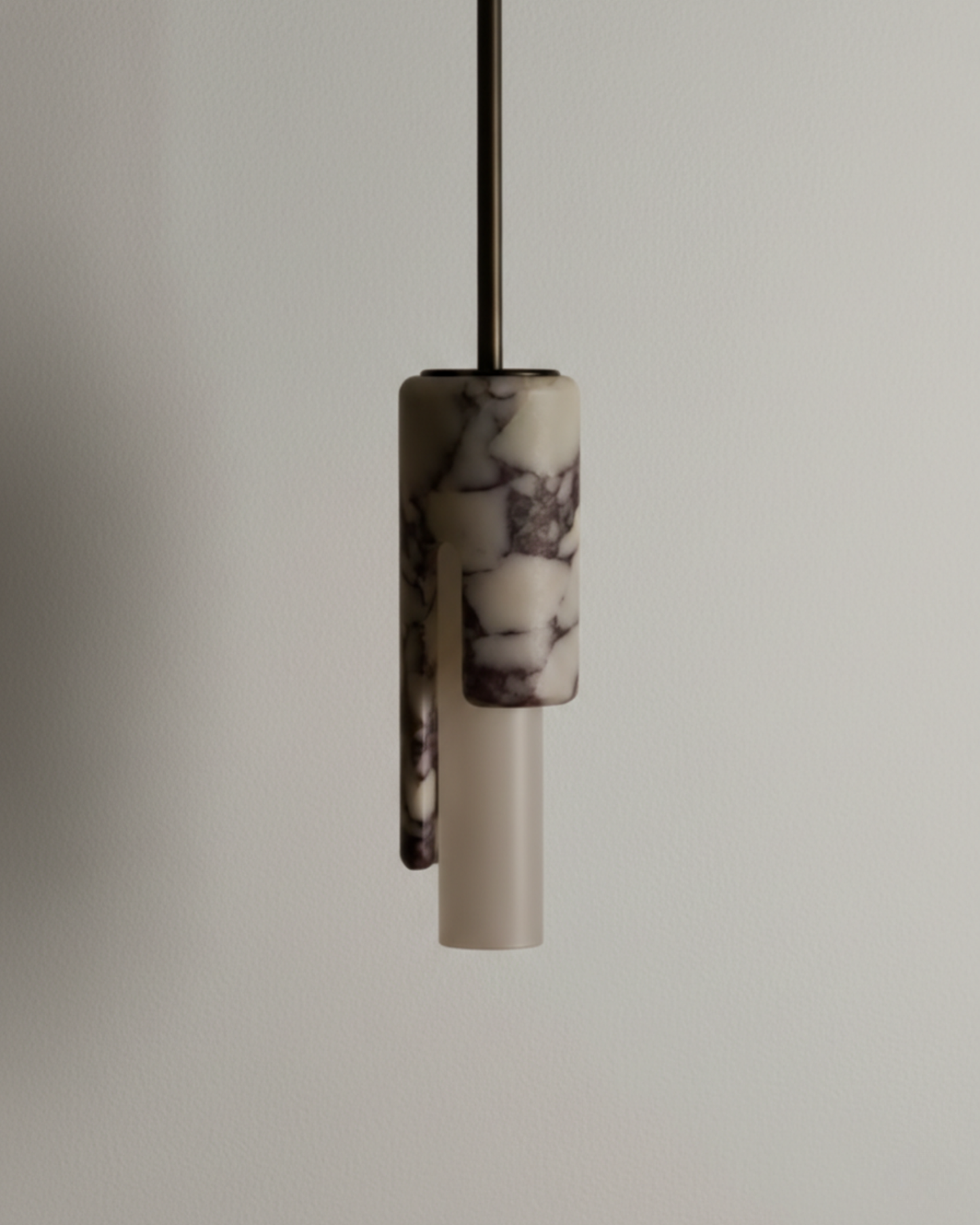Suspension Marbre Cylindre