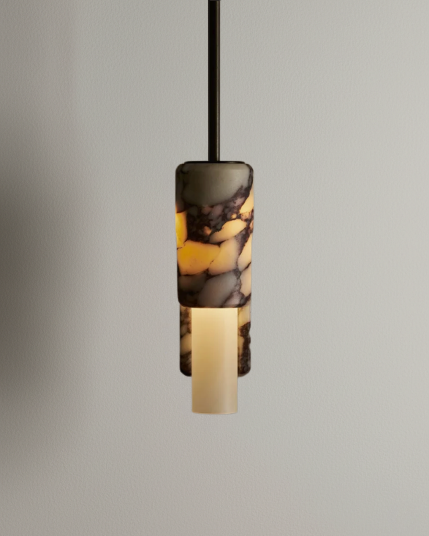 Suspension Marbre Cylindre