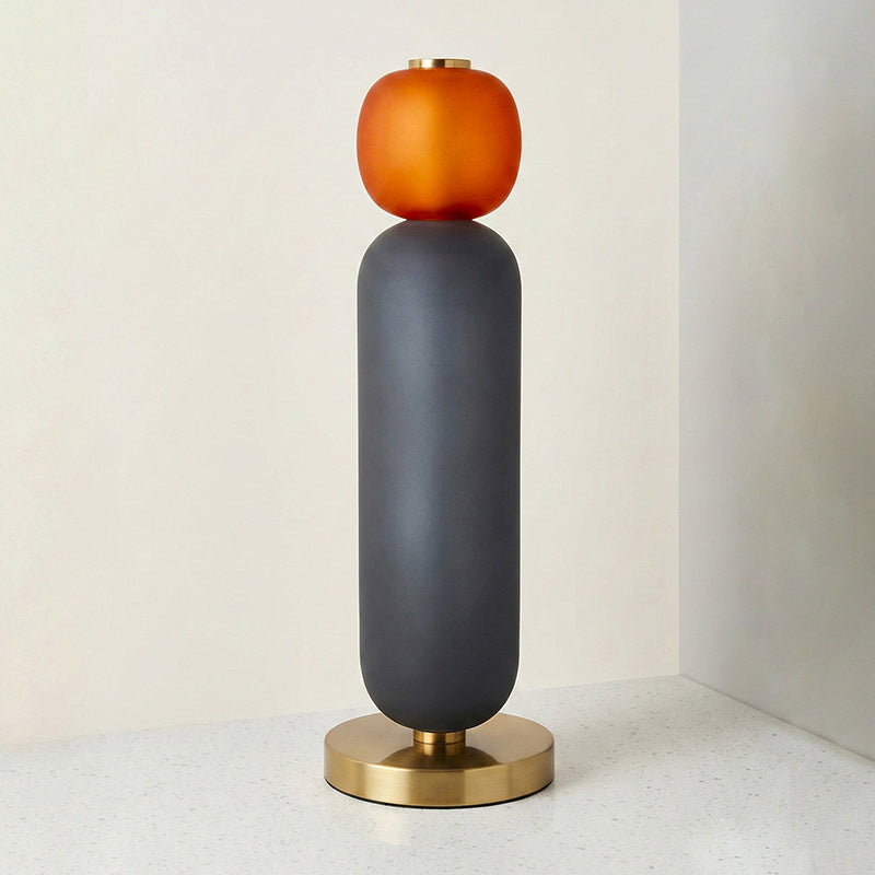 Lampe de Table en Verre Coloré Drift – Luxe Vibrant & Touche Artistique