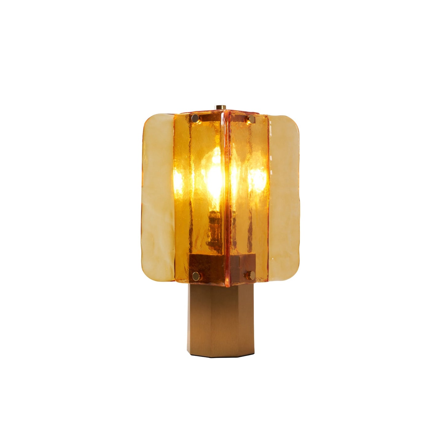 Lampe de Table Elias en Verre – Lumière Chaude & Caractère Artistique