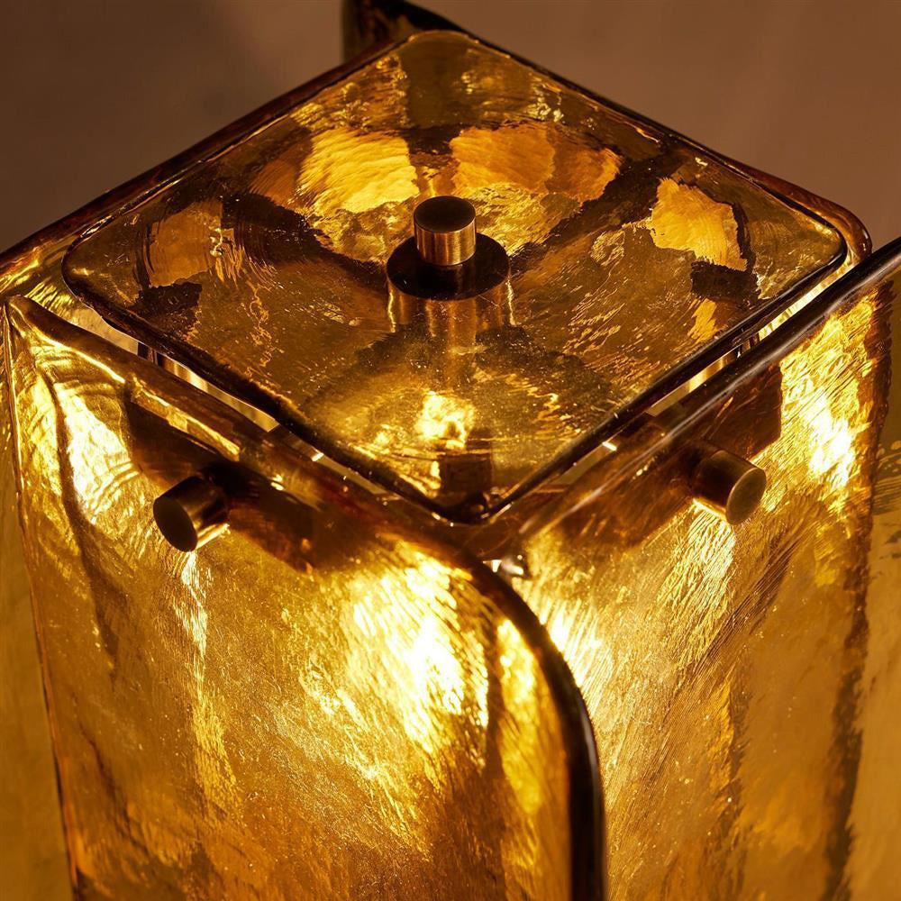 Lampe de Table Elias en Verre – Lumière Chaude & Caractère Artistique