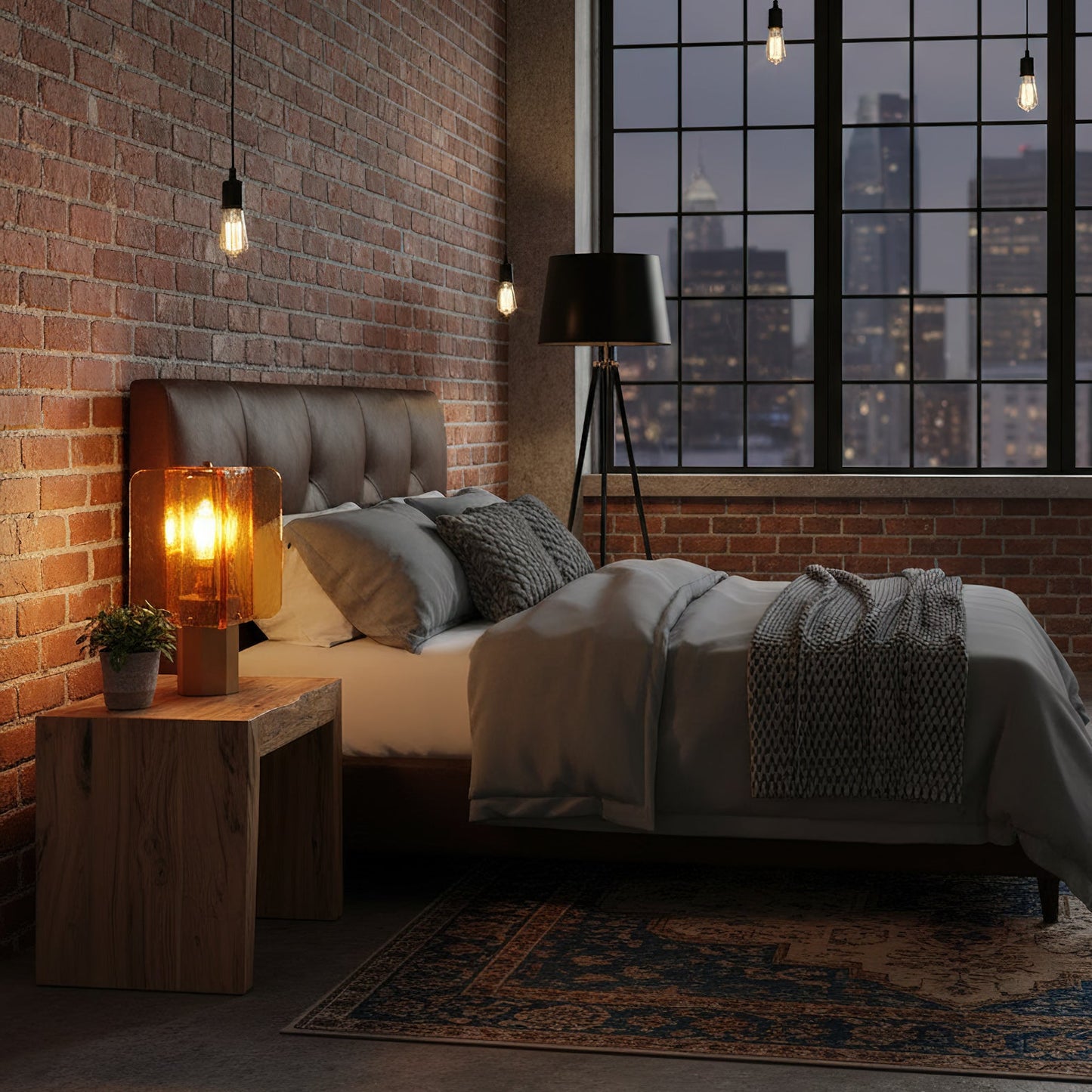 Lampe de Table Elias en Verre – Lumière Chaude & Caractère Artistique