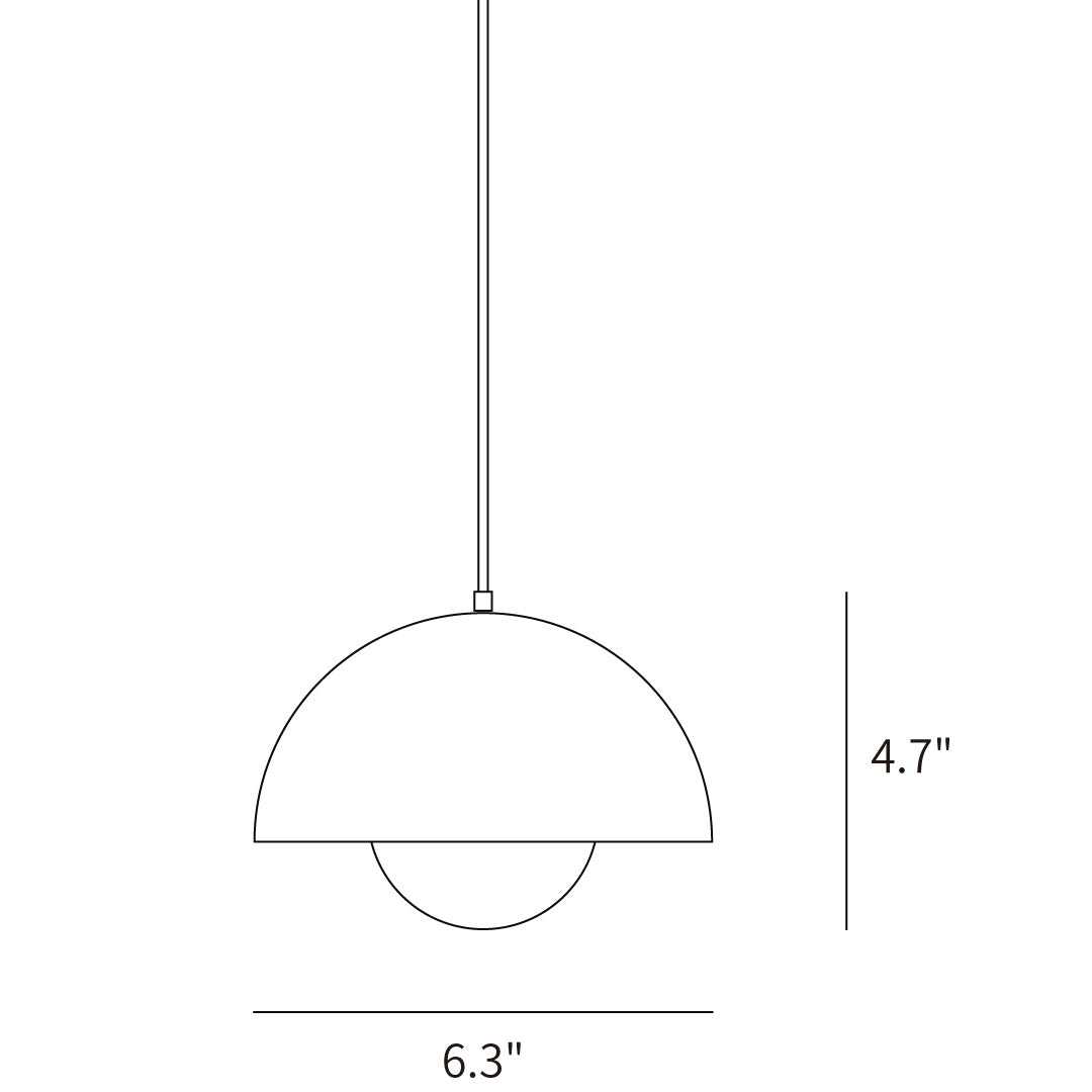Suspension  Ronde Minimaliste