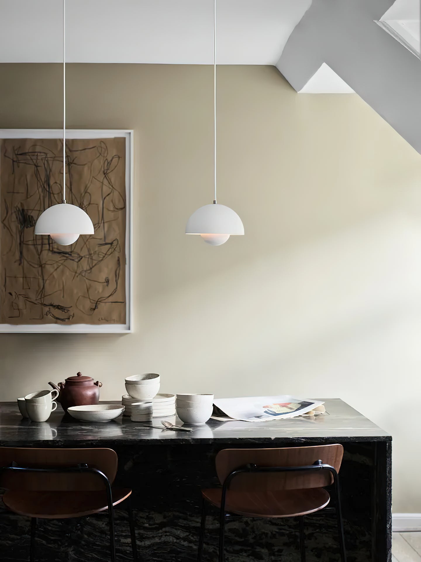 Suspension  Ronde Minimaliste