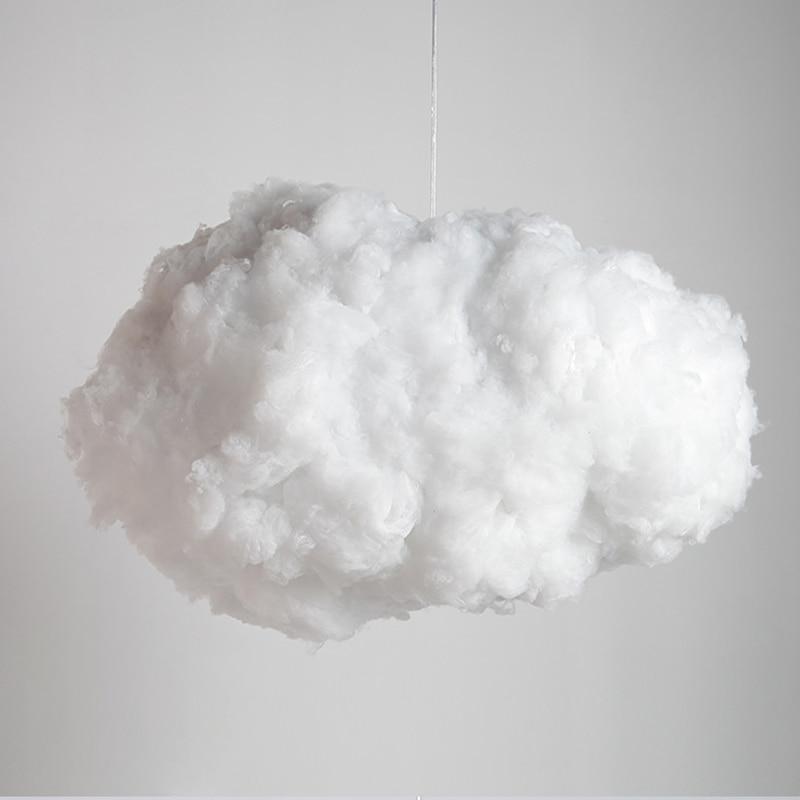 Suspension Nuageux en Coton – Poésie Céleste & Lumière Douce pour Votre Intérieur