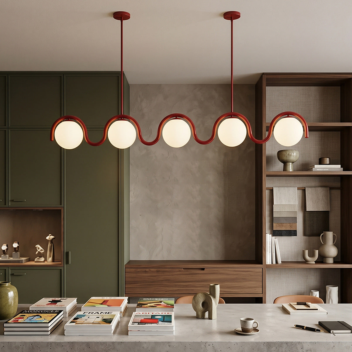Suspension Linéaire Lenox –  Impact Visuel au Plafond