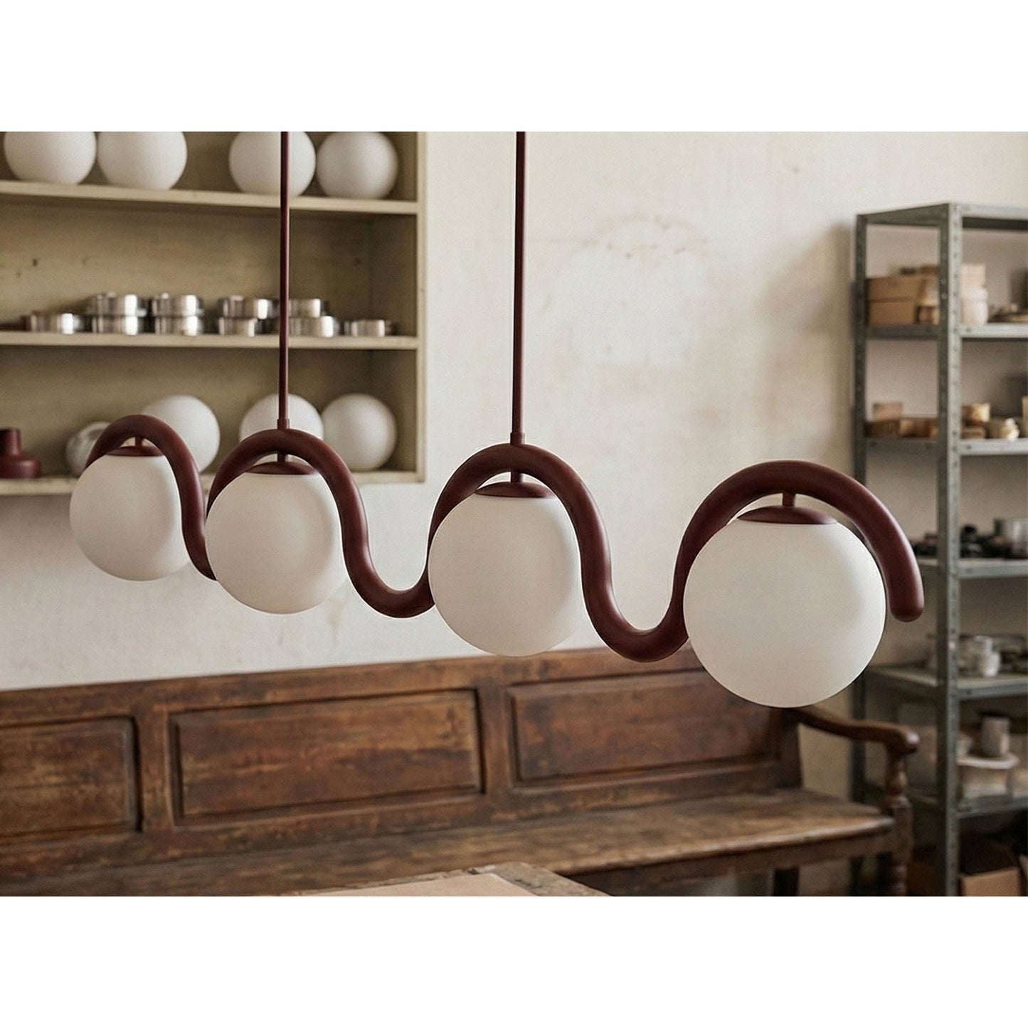 Suspension Linéaire Lenox –  Impact Visuel au Plafond
