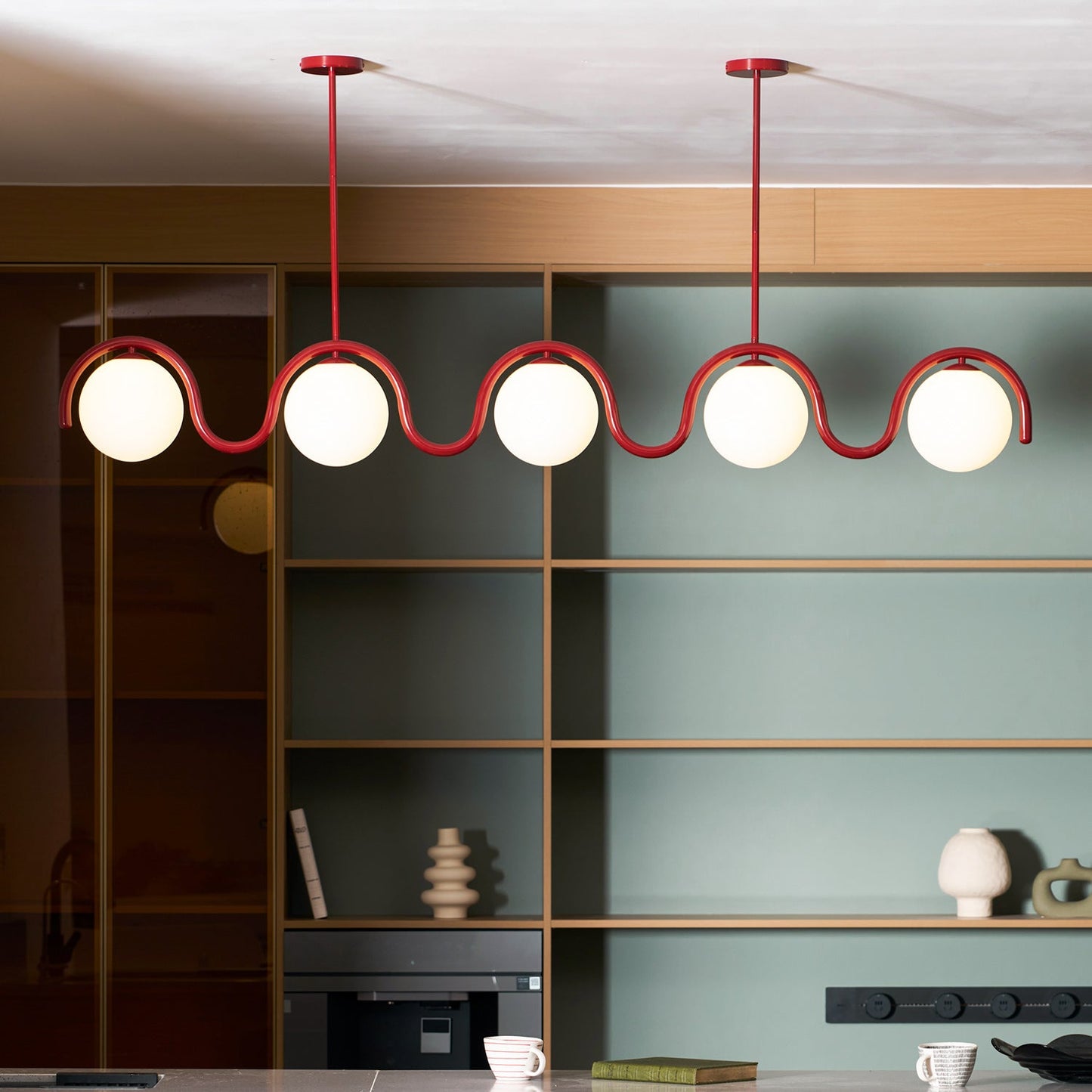 Suspension Linéaire Lenox –  Impact Visuel au Plafond