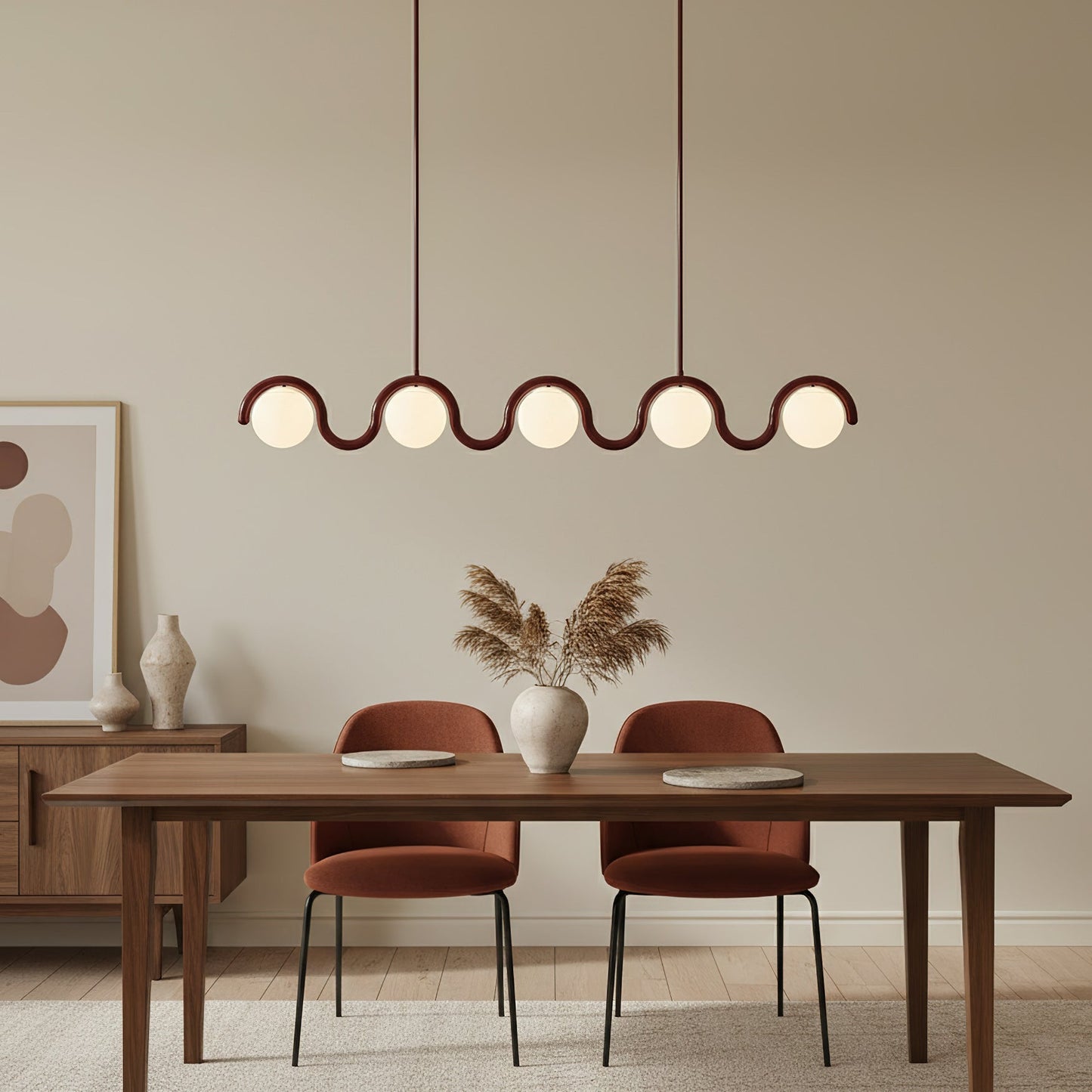 Suspension Linéaire Lenox –  Impact Visuel au Plafond