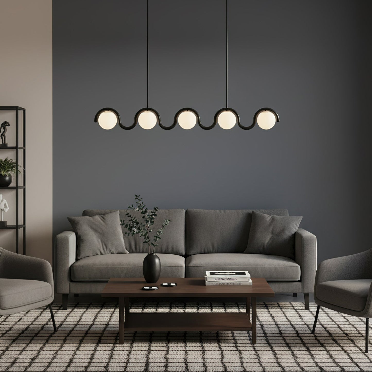 Suspension Linéaire Lenox –  Impact Visuel au Plafond