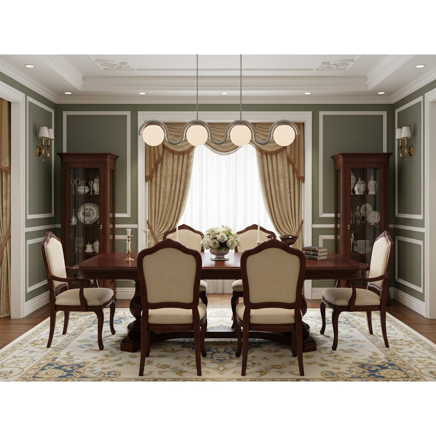 Suspension Linéaire Lenox –  Impact Visuel au Plafond