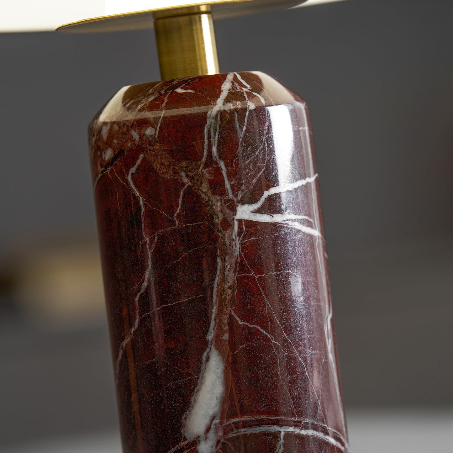 Lampe de Table Lunara en Marbre à Batterie – Luxe Naturel & Éclairage Sans Fil