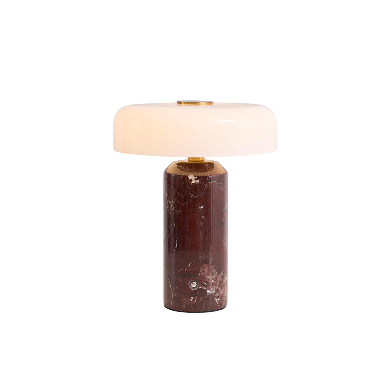 Lampe de Table Lunara en Marbre à Batterie – Luxe Naturel & Éclairage Sans Fil