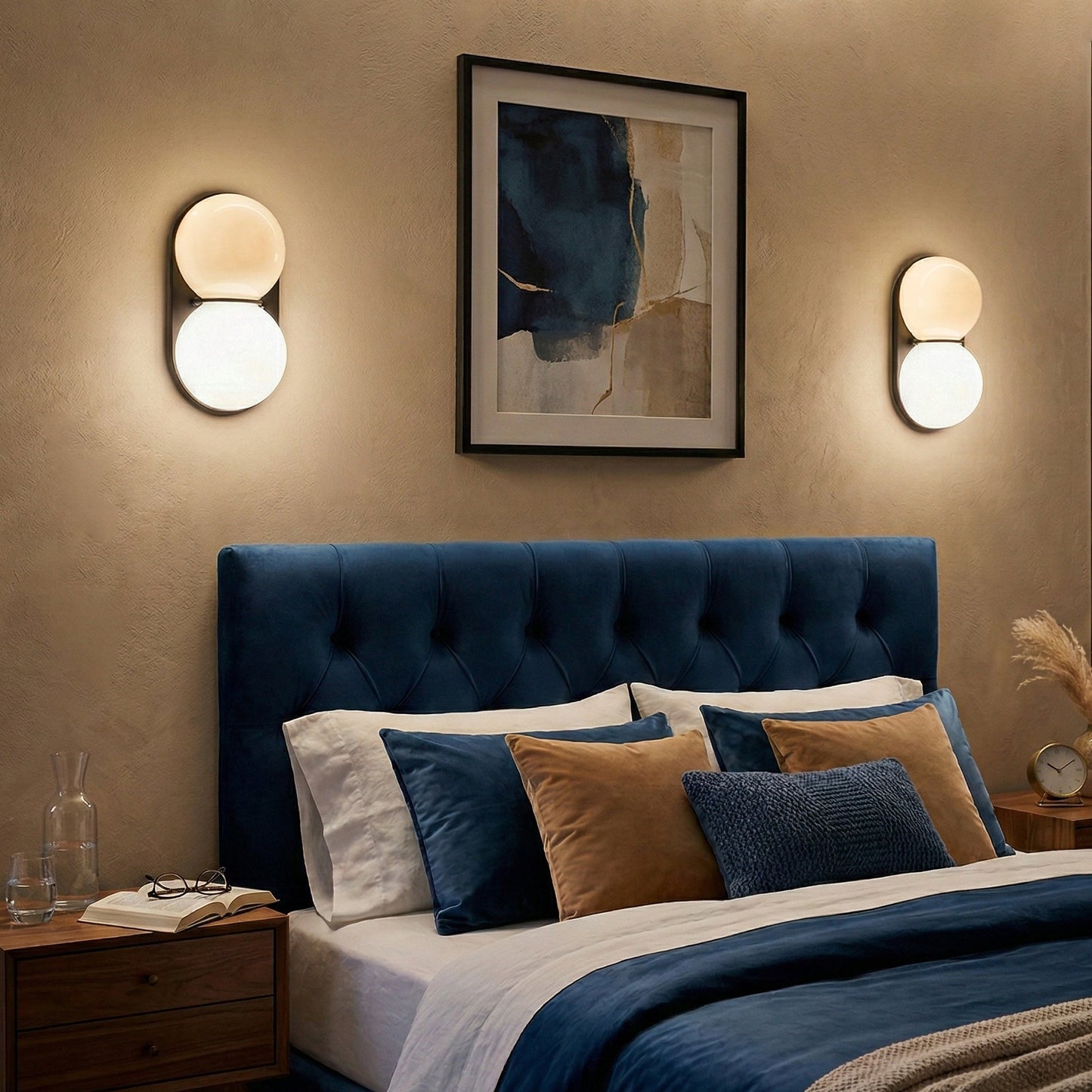 Applique Murale Matteo Twin – Double Globe Artistique & Lumière d'Accent Unique