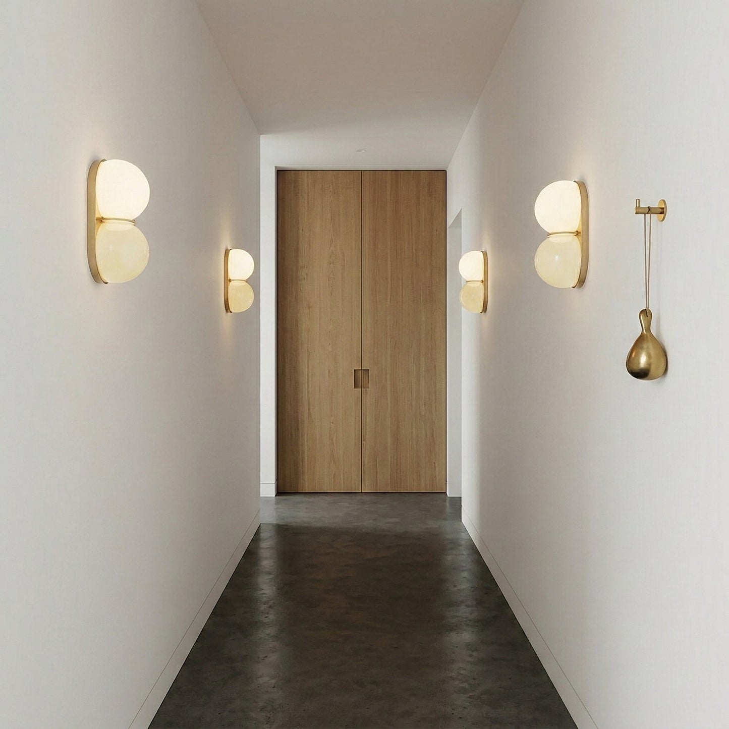 Applique Murale Matteo Twin – Double Globe Artistique & Lumière d'Accent Unique