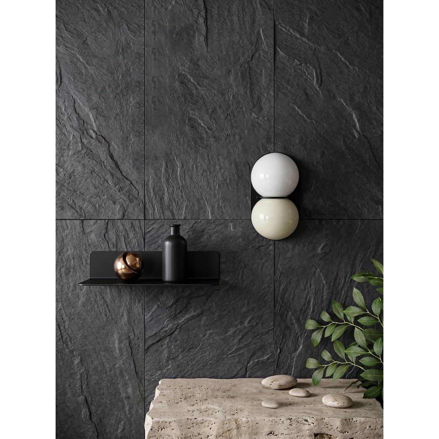 Applique Murale Matteo Twin – Double Globe Artistique & Lumière d'Accent Unique