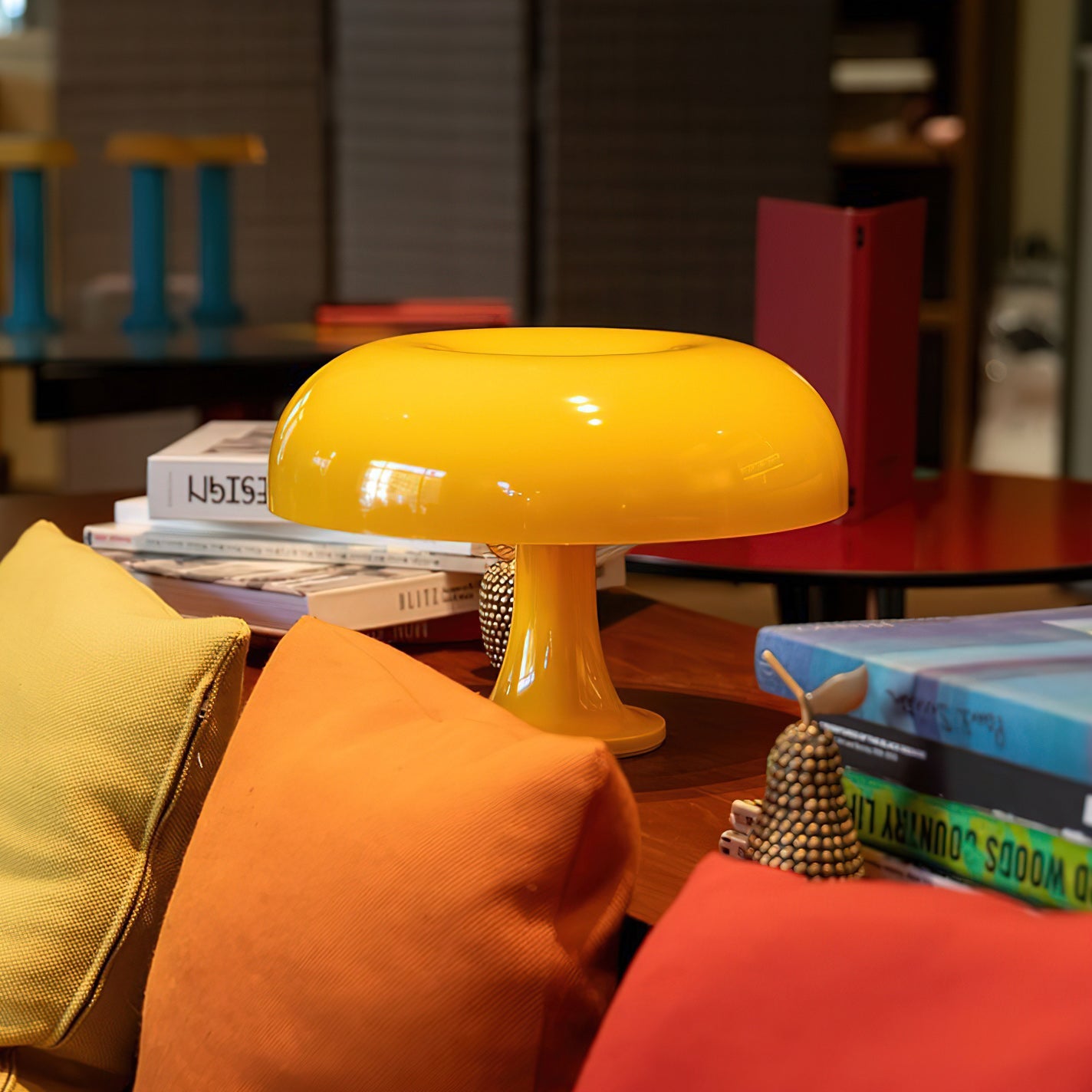 Lampe de Table Torus Colorée – Forme Circulaire Iconique & Couleurs Éclatantes