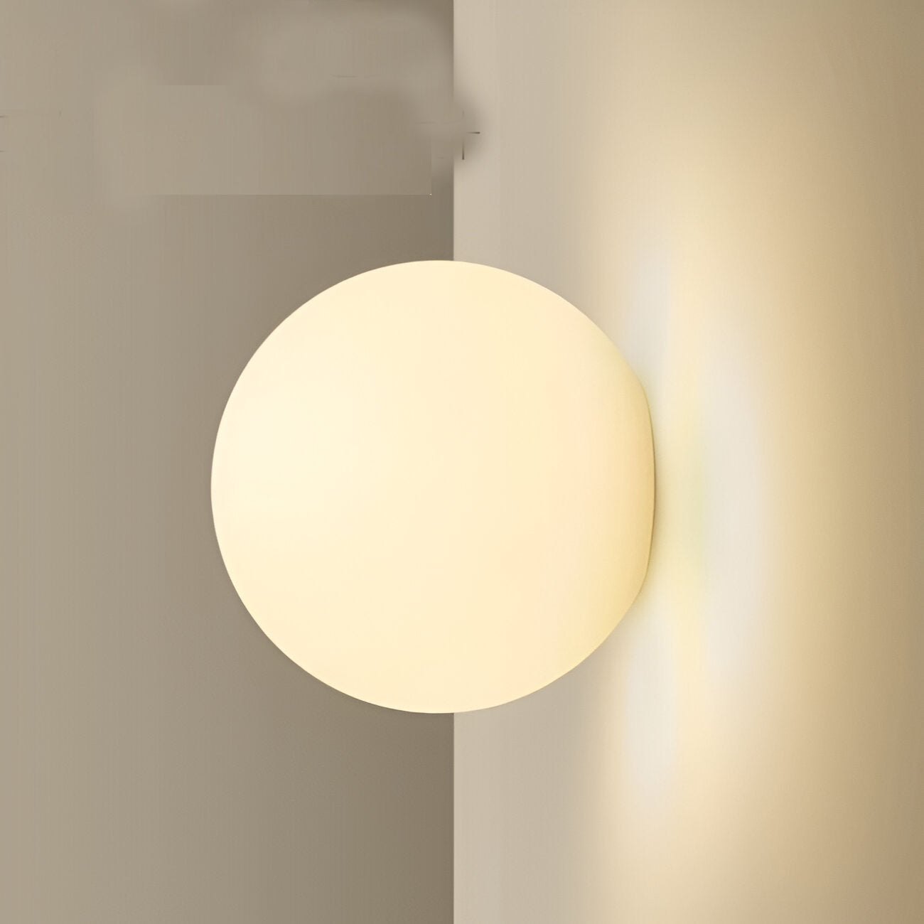 Applique Murale Ronde en Verre LED – Clarté & Minimalisme pour Chaque Espace