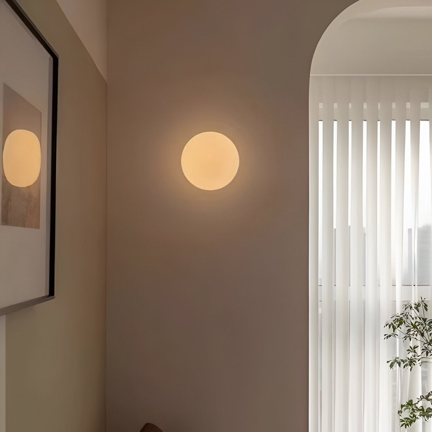 Applique Murale Ronde en Verre LED – Clarté & Minimalisme pour Chaque Espace