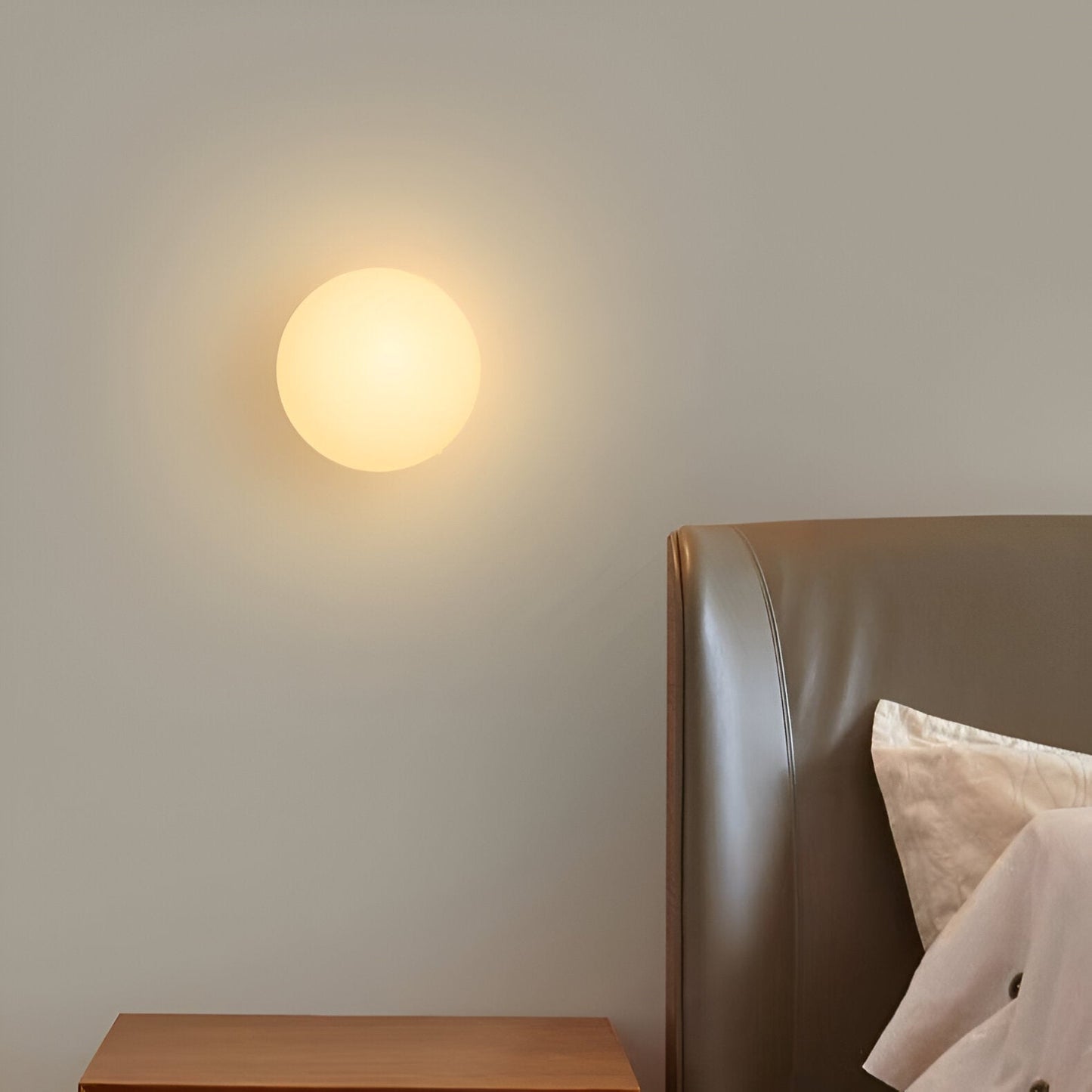 Applique Murale Ronde en Verre LED – Clarté & Minimalisme pour Chaque Espace