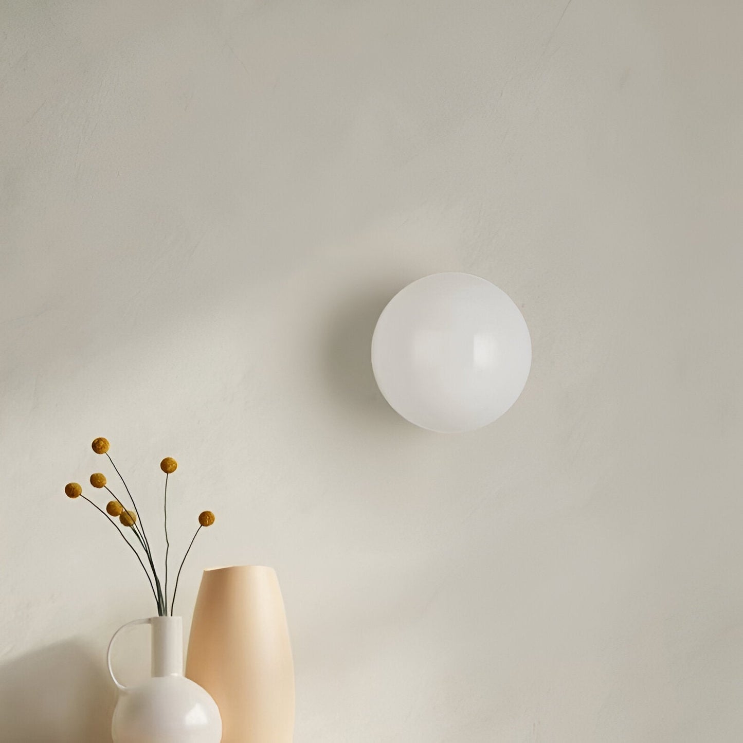Applique Murale Ronde en Verre LED – Clarté & Minimalisme pour Chaque Espace