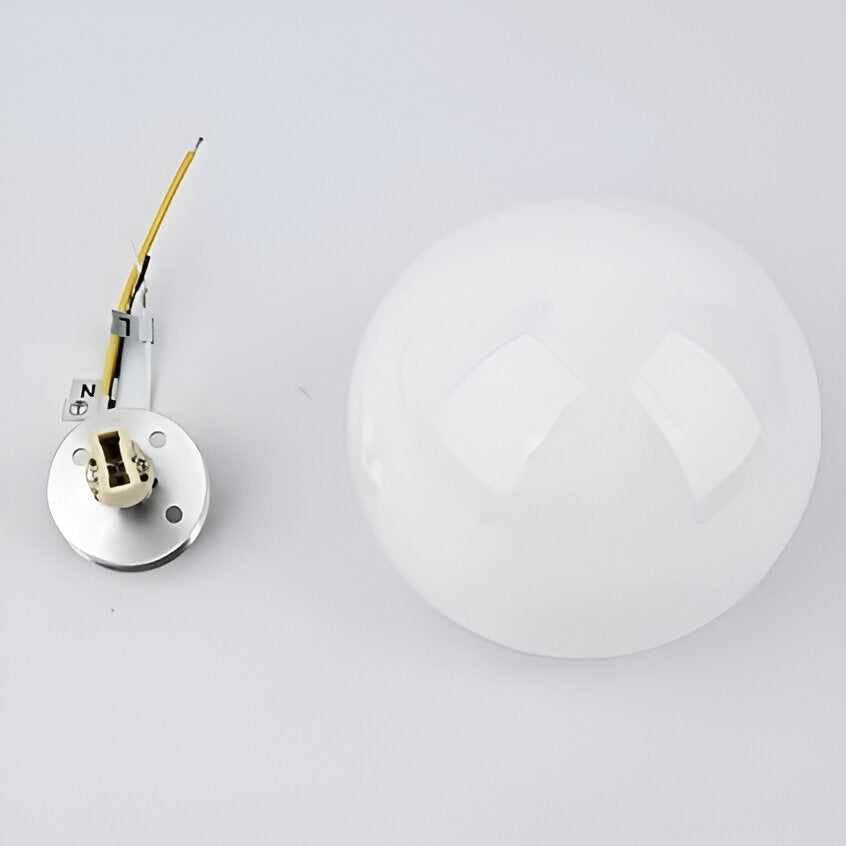 Applique Murale Ronde en Verre LED – Clarté & Minimalisme pour Chaque Espace