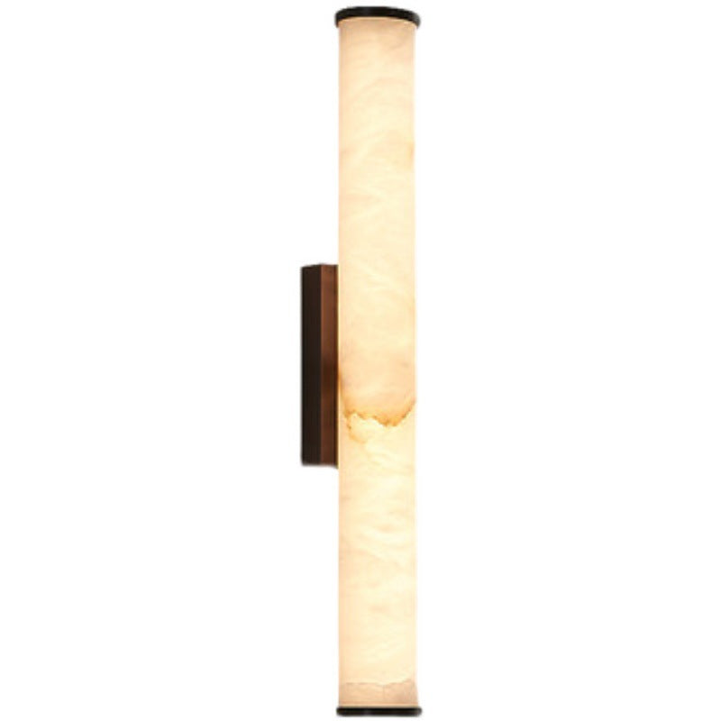 Applique Murale Lumière en Marbre Espagnol Cuivre Minimaliste Moderne