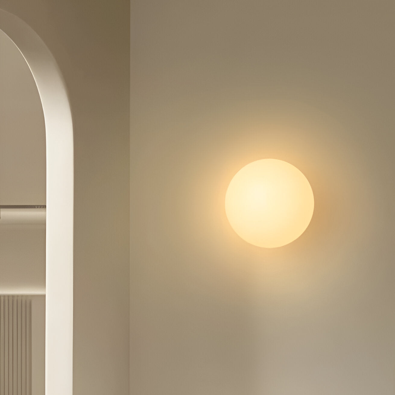 Applique Murale Ronde en Verre LED – Clarté & Minimalisme pour Chaque Espace
