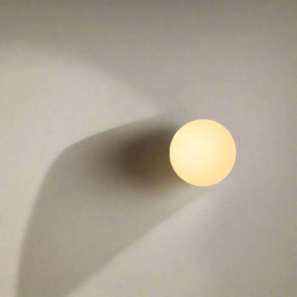 Applique Murale Ronde en Verre LED – Clarté & Minimalisme pour Chaque Espace