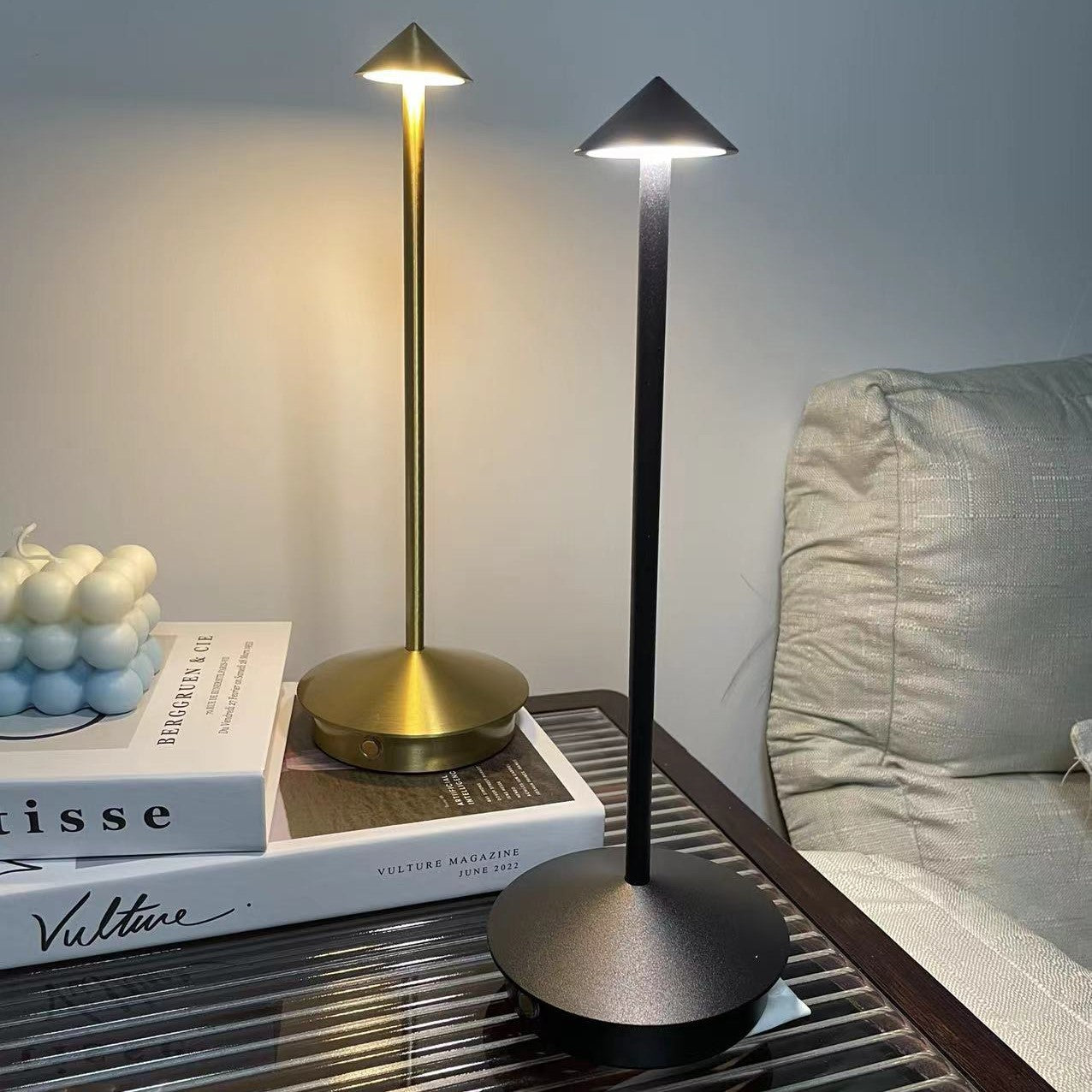 Lampe de Table Pina Rechargeable Étanche – Éclairage Sans Fil Intérieur & Extérieur