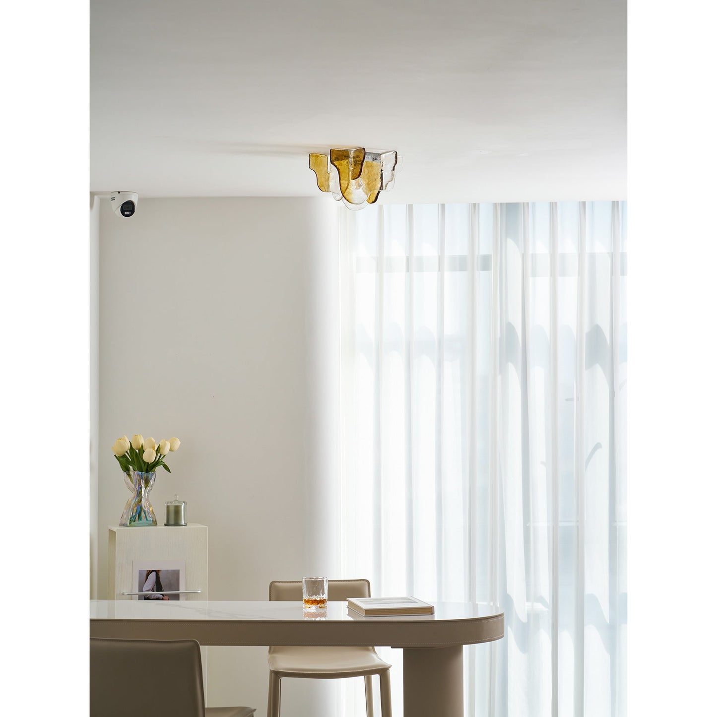 Lampe de Plafond Carlo Nason en Verre