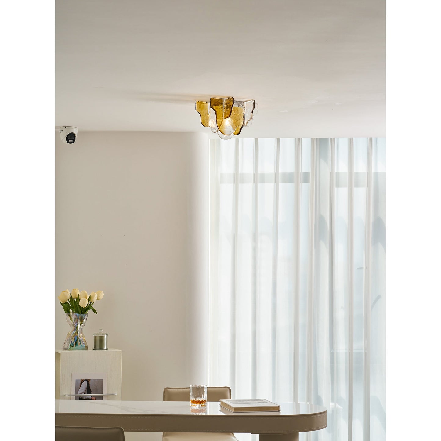 Lampe de Plafond Carlo Nason en Verre